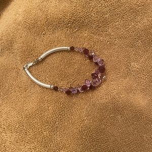 Amethyst stone bracelet